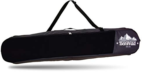 Rawstyle Snowboardtasche Snowboard-Tasche Boardbag Snowboard Bag Tasche für Snowboard Rucksack Modell 2 (schwarz (130cm))