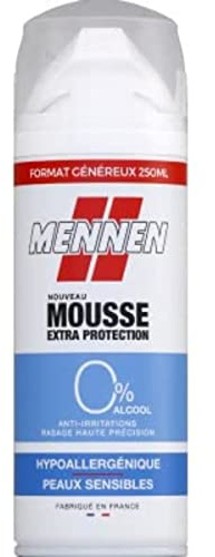Mennen Mousse à Raser Hypoallergénique 0%, 250ml