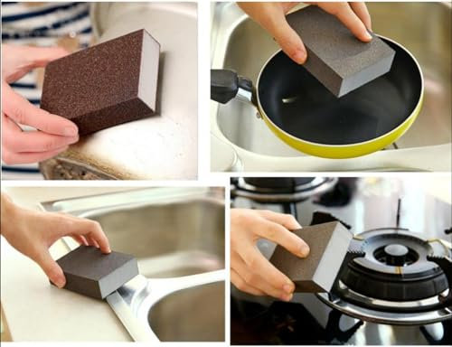 SPUGNA AL CARBURO X SPORCO INTENSO abrasiva pulizia bruciato pentole padelle