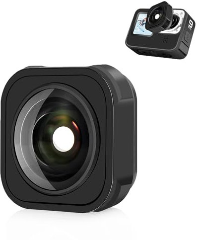 CERFFOOL 155° FOV Ultra-Weitwinkelobjektiv für GoPro Hero13 12 11 10 9 Wasserdicht Anti-Shake Horizontale Verriegelung HD Optisches Glas für Action-Kamera-Objektivzubehör