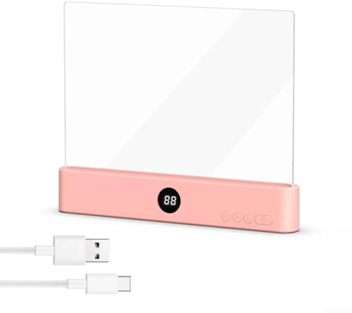 Lampe de lecture plate intelligente pour la protection des yeux pour livres au lit, LED rechargeable avec 3 modes de couleur, luminosité réglable pour la lecture de nuit, lumière claire pleine page