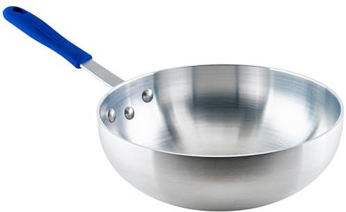 Winco Aluminum Stir Fry Pan, 11-Inch,Silver
