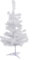 Harbour Housewares 2ft Christmas Tree - 58cm / 2ft - White - Pack of 1 - Indoor Desktop Small Xmas Tree Pine Artificial Christmas Tree with Stand Mini Tabletop Holiday Seasonal Decoration