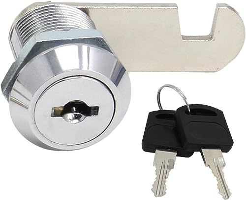 HSeaMall Serrure de came d'armoire de tiroir de cabinet d'acier inoxydable de serrure de boîte aux lettres de sécurité avec les mêmes clés 20mm Drawer lock