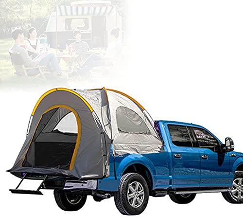 RajoNN Zelt Pickup Camper Zelt Truck mit 210D Oxford Stoff wasserdichte LKW-Ladefläche Camping für Camping Angeln Reisen Autozelte für Camping