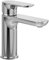 Villeroy & Boch O.novo Waschtischarmatur ohne Ablaufgarnitur, Wasserhahn Bad mit Kaltstart-Funktion, Waschbeckenarmatur wassersparend, Auslauf Höhe 105mm, rund, Chrom