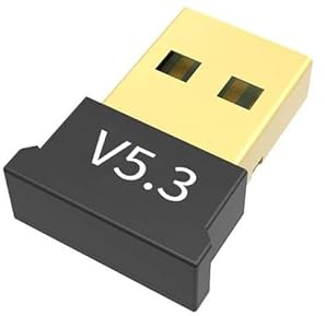 Adattatore Bluetooth USB 5.3, Chiavetta Bluetooth per PC Laptop EDR Dongle USB Bluetooth Compatibile con Windows 11/10/8.1/7/linux (5.3)