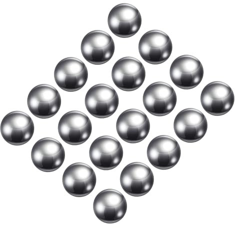 METALLIXITY Precision Balls G100 5.5mm 50pcs, 304 Stainless Steel Bearing Balls Beads - for Industry Kit, Machinery, Automotive, and DIY