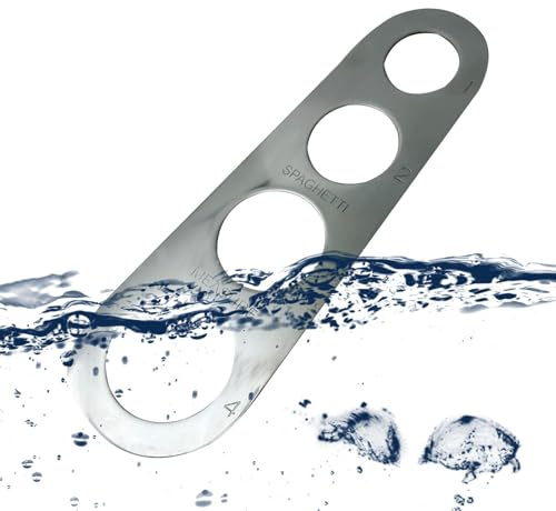 Misuratore per pasta, strumento di misurazione per spaghetti, strumento di misurazione per porzioni di pasta, gadget da cucina, facilmente in acciaio, strumento per misurare accuratamente e