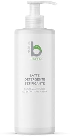 Latte Detergente Struccante Naturale, Deterge e Purifica in Profondità, Ingrediente da Agricoltura Biologica e Made in Italy (500 ml)