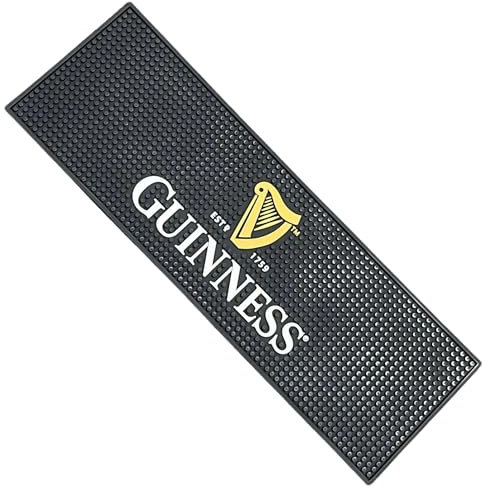 Guinness Bar Runner Large Roxley Beer Lager Club Man Cave (dimensions 61cm x 20cm x 0.8cm)