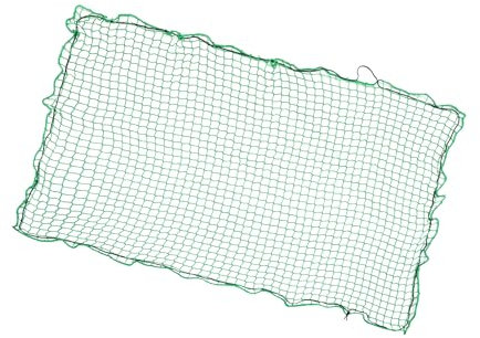 Hihaha Rete universale per rimorchi, 1,5 x 2,5 m, scalabile, in nylon verde, resistente, 1 pezzo