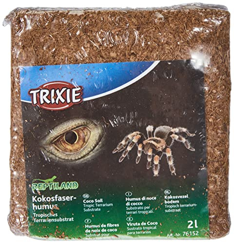 Trixie 76152 kokosfiberhumus, substrat, pressad, resulterar i 2 l
