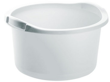 Giostyle Bacinella Tonda, Capacità 15 Lt, Bianca