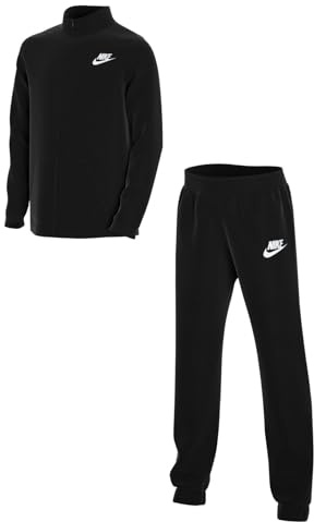 Nike Jungen Futura Sportanzug, Black/Black/Black/White, 15 Jahre EU, XL