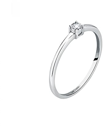 Bluespirit Anillo Mujer en Oro Blanco 375, diamantes, Colección Petite Etoile - P.77X5030001