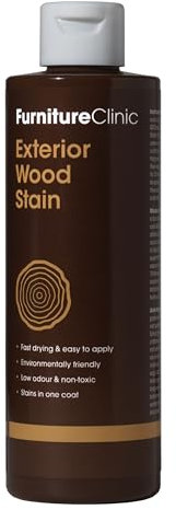 Exterior Wood Stain (Pink Blush) - Quick Drying and Easy-to-Apply - Concentrated Wood Stain for Outdoor Wood, Garden Furniture, Windows & Cladding - 250ml