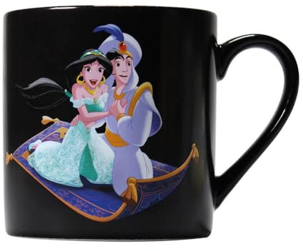 Disney Aladdin - Tazza termosensibile, 325 ml, regalo per ufficio, rivelazione del calore