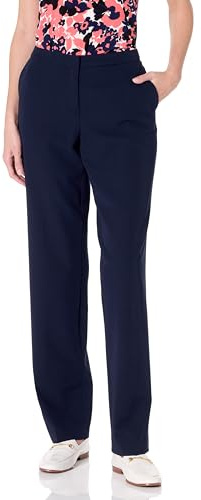 Tommy Hilfiger Tapered Leg Trouser Pant Pantalones de Traje, Midnight Multi, 36 para Mujer