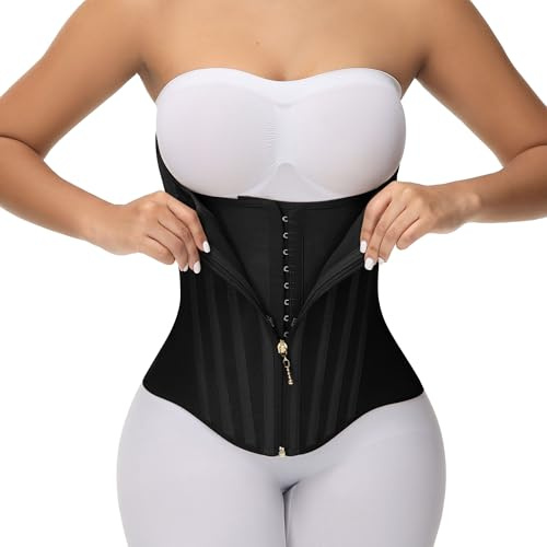 SHAPSHE Waist Trainer for Women Tummy Control Faja Body Shaper Working Out