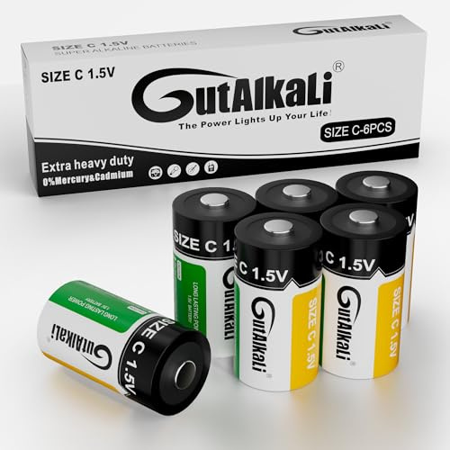Pilas C Baby, 6 unidades, Longlife Power, alcalinas, 1,5 V