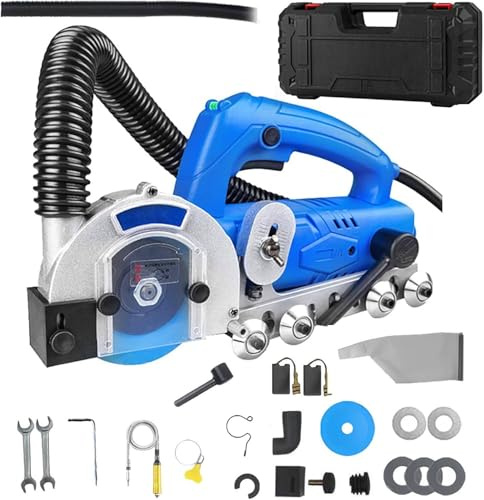 ZIXIAOS Nettoyeur De Joints De Carrelage électrique 1 200 W, 9 000 TR/Min, Nettoyeur De Joints De Carrelage Domestique, Nettoyeur De Joints De Carrelage en Porcelaine sans Poussière