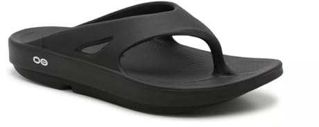 OOFOS OOriginal Recovery Sandal - Women’s and Men’s (Jet Black, US Footwear Size System, Adult, Women, Numeric, Medium, 11)
