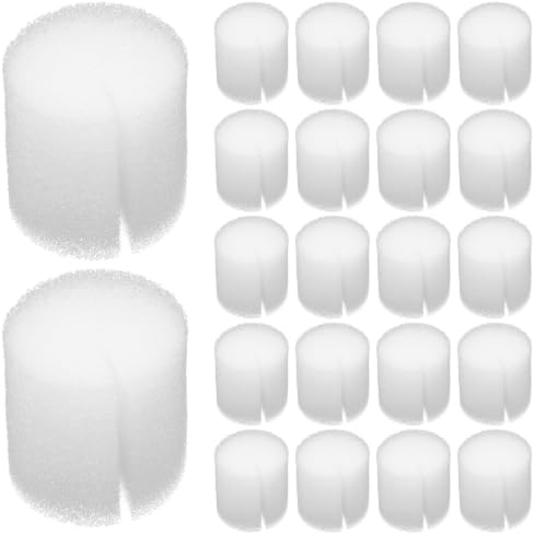 Toddmomy 100 Bloques de Esponja Hidropónica de Color Blanco para Plantación sin Tierra, Esponjas Reutilizables para Plántulas y Flores en Cultivo Hidropónico en Casa