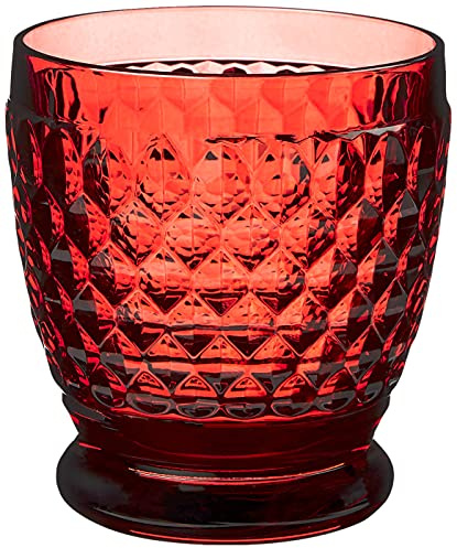 Villeroy & Boch Boston Old-Fashioned Glasses Set of 4, Red