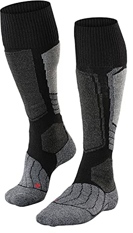 FALKE Uomo SK1 Comfort M Kh lana filo funzionale caldi spessi, Nero Black-Mix 3010, 39-41