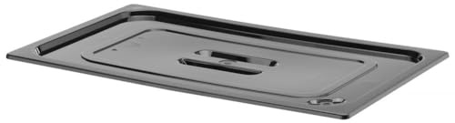 HENDI Tapa Gastronorm - PC - GN 1/1 - Negro - 530x325 mm