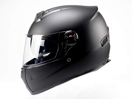 BNO Integral-2 Integralhelm, Motorradhelm (XL, Matt Schwarz)