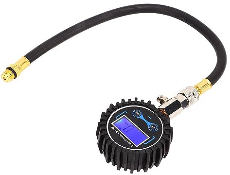 Leapiture Kompressionsprüfgerät für Motorzylinder, Kompressionsprüfgerät, LCD-Bildschirm, Digitalanzeige, professionelles Kompressionsmessgerät, universell für Benzinmotoren