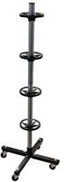 Secura Felgenbaum fahrbar - Reifenständer mit Rollen für Reifen bis 225 mm - Reifenbaum für Felgen & Kompletträder - stabil, platzsparend - mit Feststellrollen