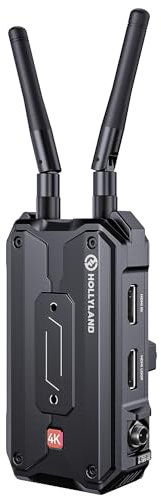 Hollyland Pyro H Wireless HDMI Transmitter and Receiver, 4K30/1080p60 400m Range, 60ms Latency, Support Up to 4 Wireless Video Receiver, Smart Channel Scan, UVC Live Stream (1 TX)
