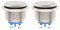 OTOTEC 2 Piezas Botón Pulsador Momentáneo 22 Mm Interruptor Arranque Acero Inoxidable CC 5 A 250 V CA Profundidad Rosca 13 Mm Automóviles Motocicletas Barcos Interruptor Contacto Momentáneo