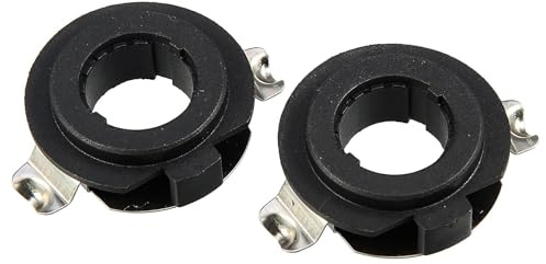 Car H7 LED Headlight Bulb Adapter Socket Base Holders (Pack of 2)