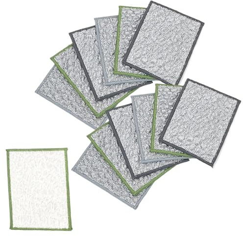 Genérico Paño Limpiador De Microfibra | Bayetas Y Absorbentes para Cocina,Suministros Absorbentes Compactos Y para Platos, Ventanas, Secado, Baño Y Pulido