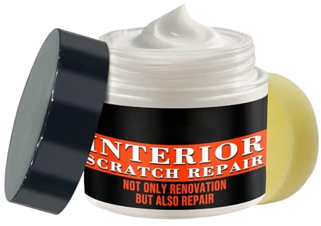 Bohany Polissage intérieur - Tableau de bord - Rafraîchit la couleur du véhicule - Produit d'entretien - 100 g - Crème de rénovation avec pour voiture privée Daily-Drive Taxi Minivan Transporter