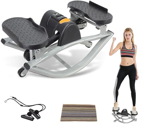 Rock Stepper, Rock Stepper Side to Side, Lateral Rocking Fitness Stepper Home Workout Machine