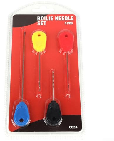 Shophubio Outil d'appât pour la pêche à la carpe - Ensemble d'aiguilles d'appât avec mécanisme de loquet, compatible avec les bas de ligne de pêche, pêche en mer