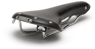 Brooks England Swallow, Racing Bike Handmade Leather Saddle, Black, One Size