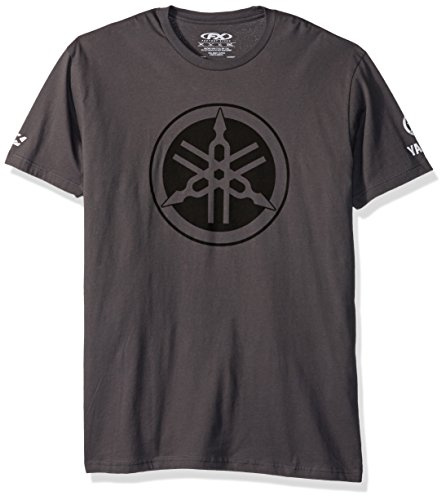 Factory Effex 16-88294 'YAMAHA' Tuning Fork T-Shirt (Charcoal, X-Large)