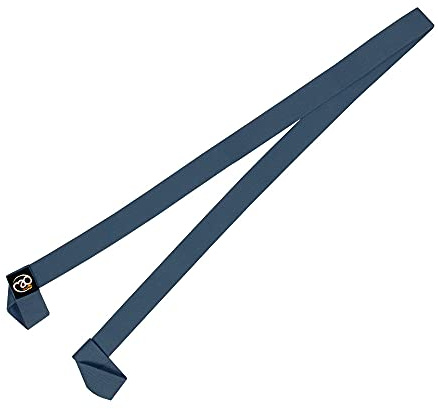 Yoga-Mad Yoga Mat Carry Strap, Adjustable Loops to Fit All Mat Sizes, 100% Cotton, Durable Yoga Mat Carrying Strap Sling (Dark Blue)