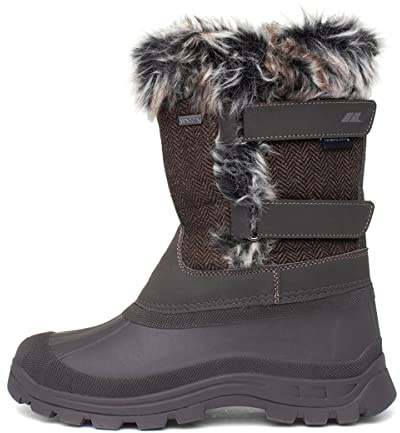 Trespass Womens Snow Boots Waterproof Fleece Lined Inuslated Adjustable Brace