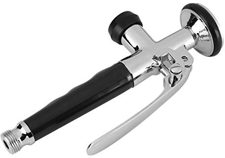 Nikou Pulvérisateur de pré-rinçage - Robinet de cuisine commercial Robinet de vaporisateur de pré-rinçage avec poignée Poignée pour robinet de cuisine Robinet de lavabo en chrome poli à haute pression