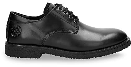 Panama Jack Zapatos de Negocios para Hombre Gante, Zapatos con Cordones, Cordones, Negro C1, 43 EU