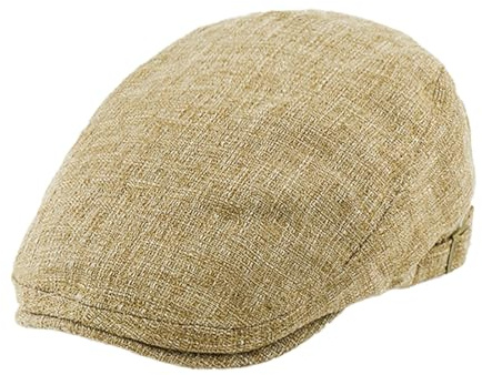 KeepSa linaza Ajustable Hombre Gorra Plana - Boinas Vintage Sombreros Newsboy Cap Trucker Flat Cap
