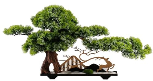 DFHS46JK Bonsaï Artificiel Bonsaï Artificiel, Plante de Bureau d'intérieur for la décoration de la Maison ou du Bureau. Faux bonsaï Plantes artificielles