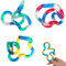 OUDQFCJ 3 PCS Tangle Fidget Toy Twisty Toy Serpent Toys DéCompression Stress Relief Stim Silent pour Enfants et Adultes